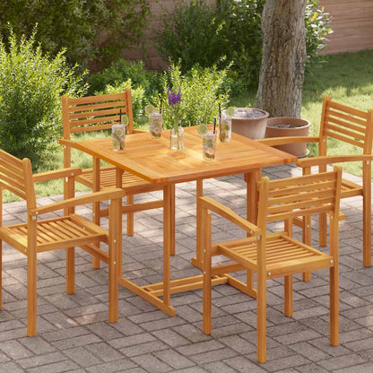 Table Top | Natural Teak | Solid Teak Wood | 90x90 cm | Durable