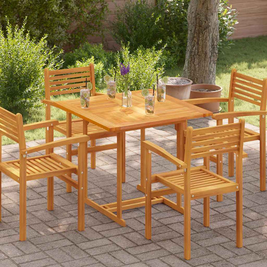 Table Top Solid Teak Wood Square 90x90x2.5 cm