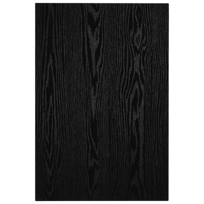 Two Piece Bathroom Furniture Set Ceramic Black