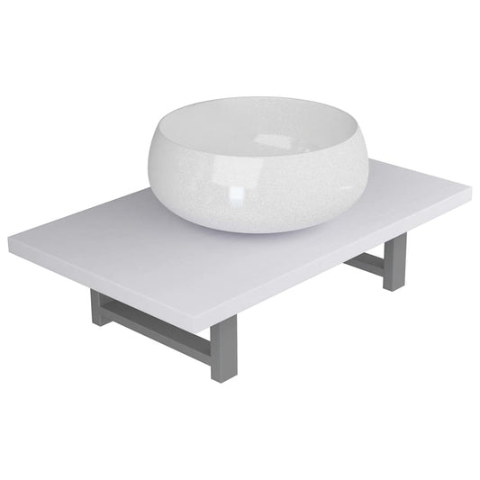 Bathroom Furniture Set | White | Ceramic | Medium
