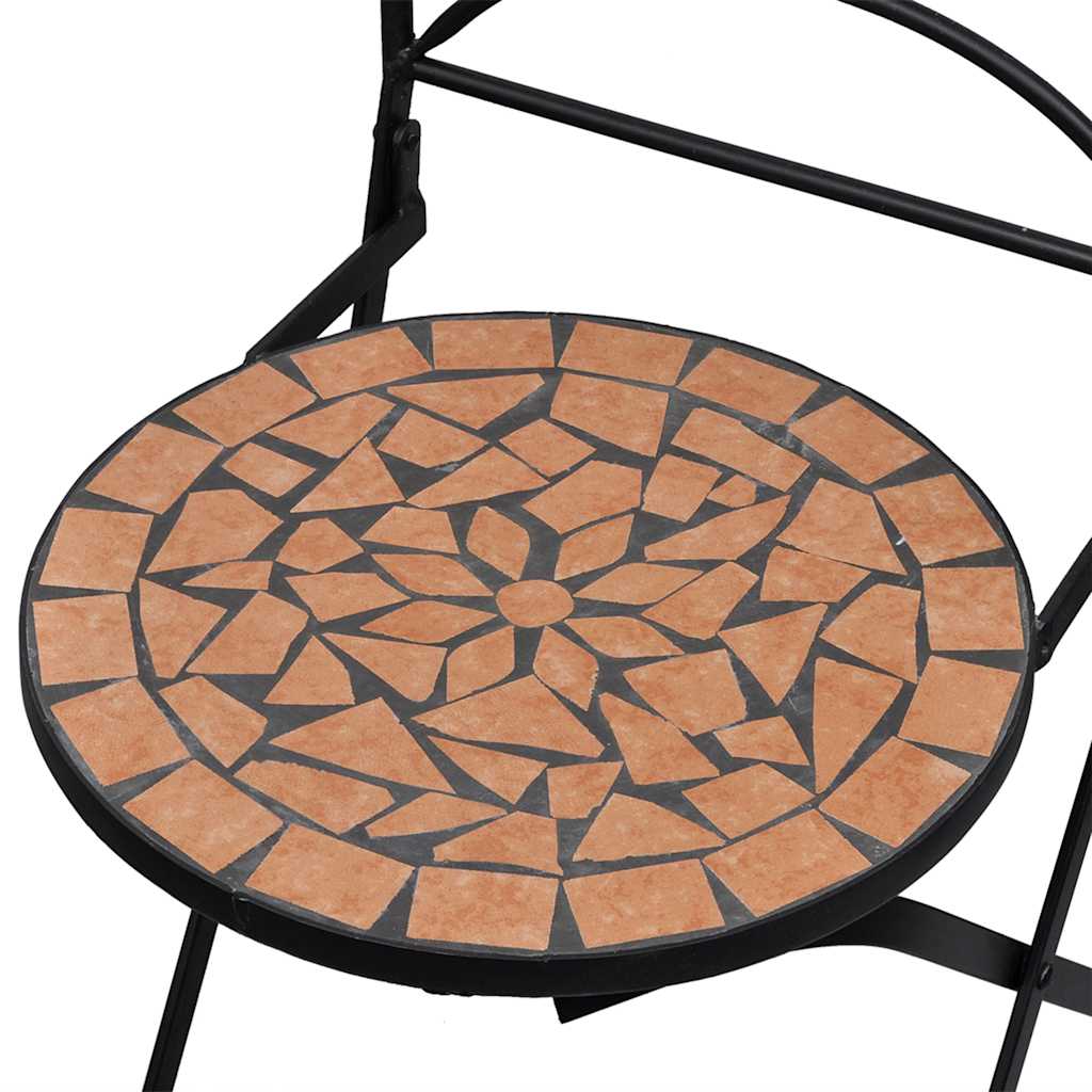 Mosaic Bistro Set | Terracotta | Powder-coated iron | Medium | Durable