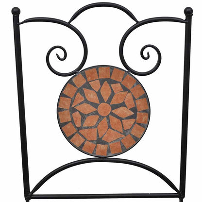 Mosaic Bistro Set | Terracotta | Powder-coated iron | Medium | Durable