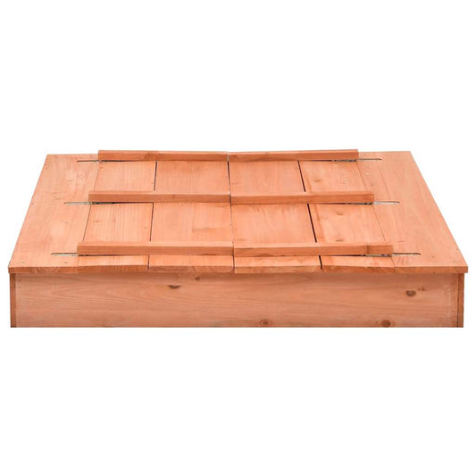 Sandbox | Natural wood | Fir wood | Medium | Foldable | Sandbox