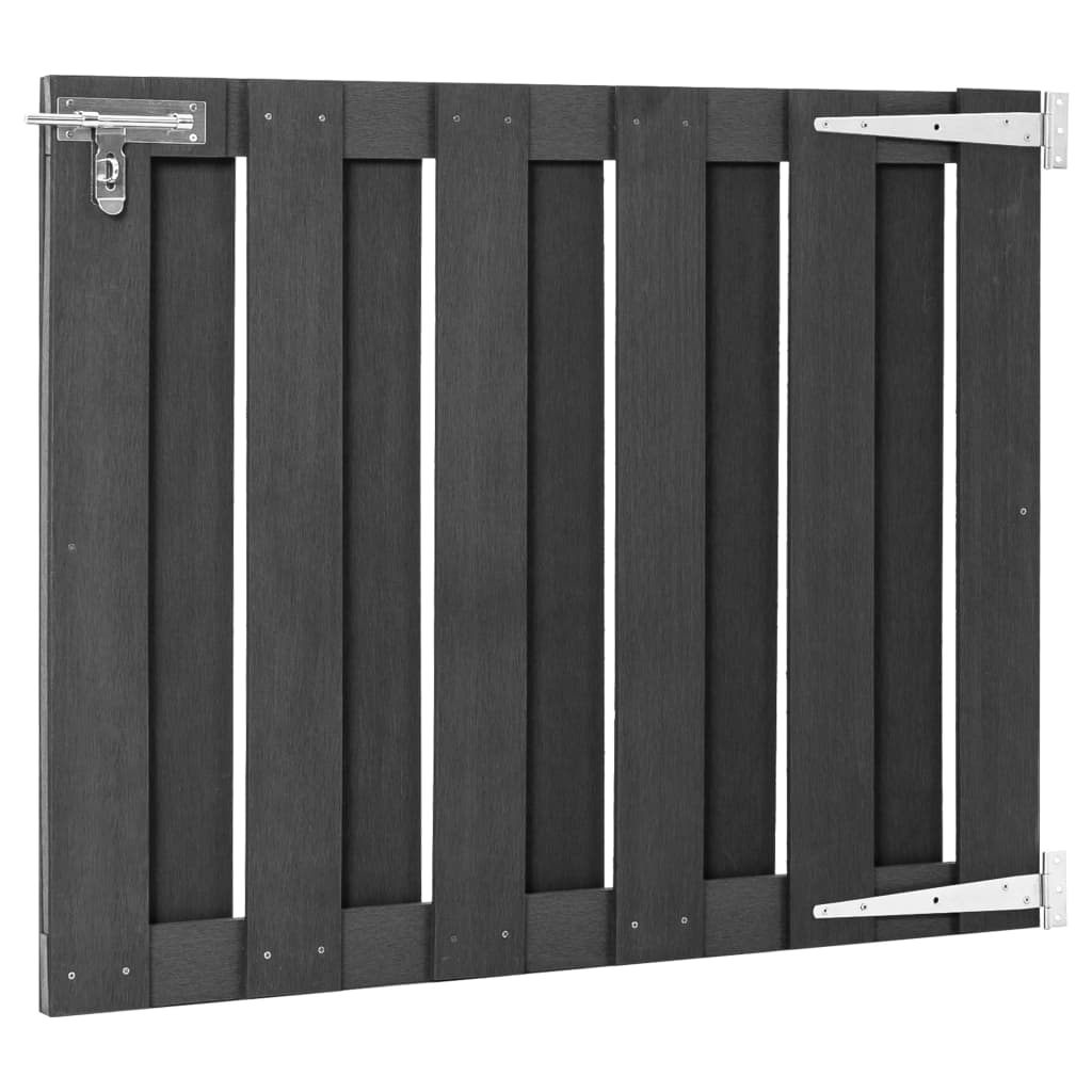 vidaXL Garden Gate WPC 39.4"x31.5" Gray