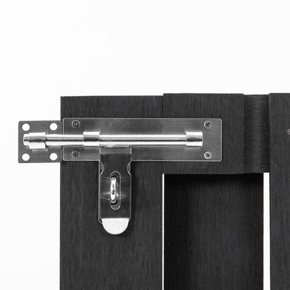 vidaXL Garden Gate WPC 39.4"x31.5" Gray