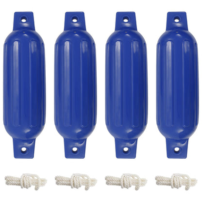 Boat Fenders 4 pcs Blue Ø 11x40 cm PVC