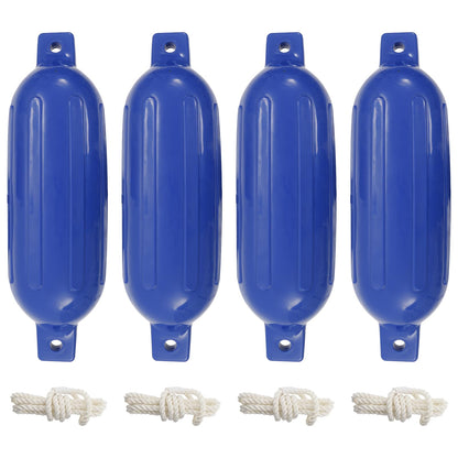 Boat Fenders 4 pcs Blue Ø 16x58 cm PVC