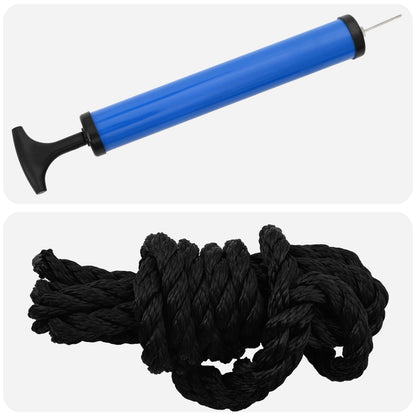 Boat Fenders 4 pcs Black Ø 14x50 cm PVC