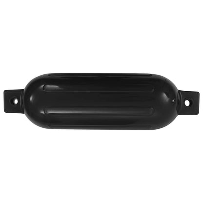 Boat Fenders 4 pcs Black Ø 14x50 cm PVC