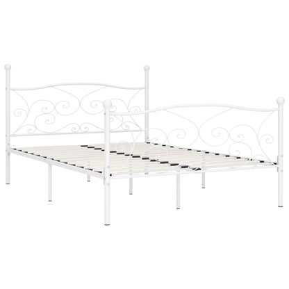Bed Frame | White | Metal, plywood | Double | Tough | Bed Frame