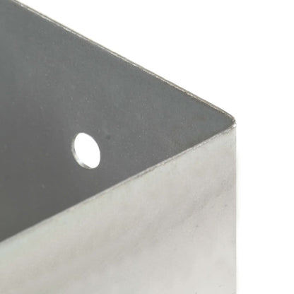 Post Anchors 4 pcs Galvanised Metal 91 mm