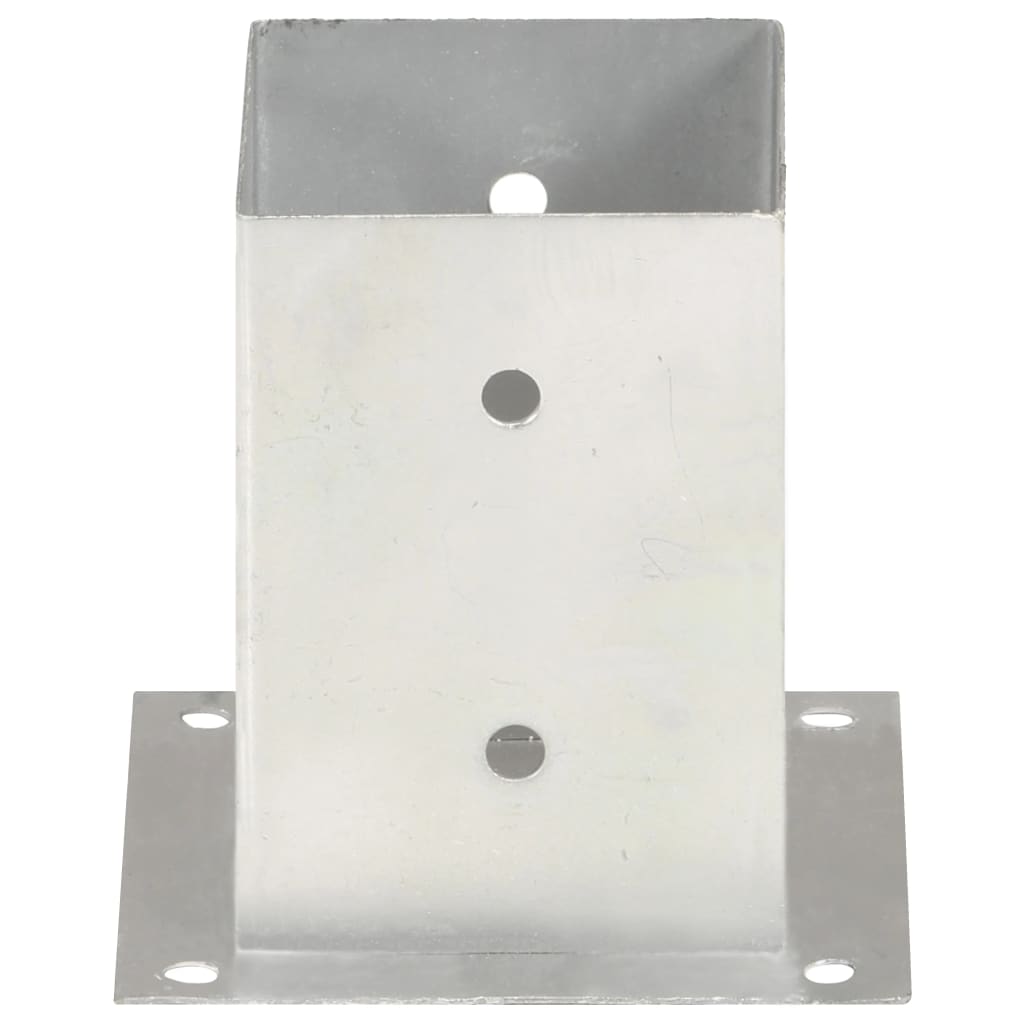 Post Anchors 4 pcs Galvanised Metal 101 mm