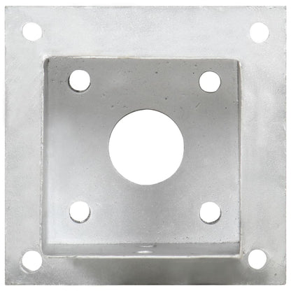 Post Anchors 4 pcs Galvanised Metal 101 mm