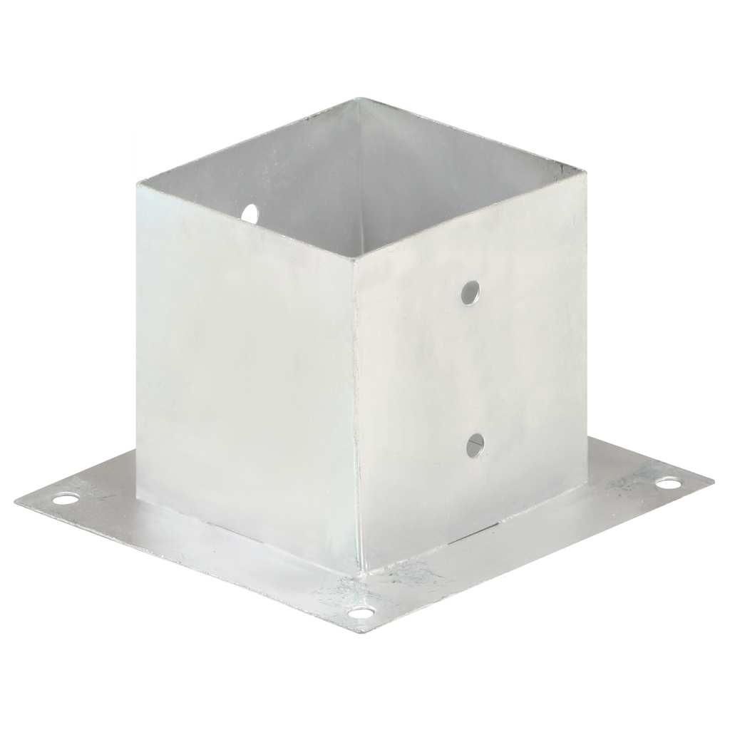 Post Anchors 4 pcs Galvanised Metal 141 mm