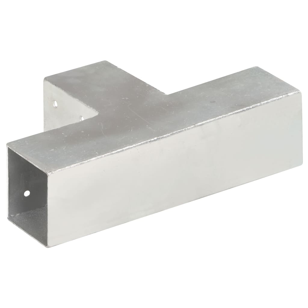 Post Connector T Shape Galvanised Metal 71x71 mm