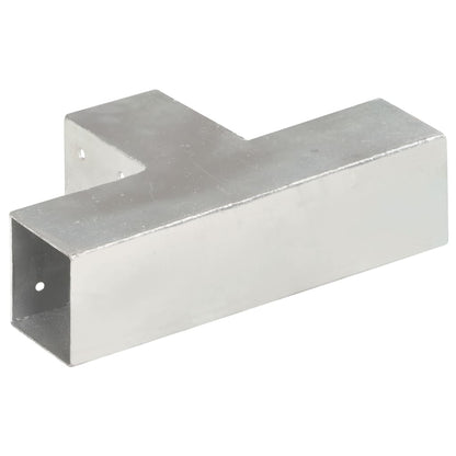 Post Connector T Shape Galvanised Metal 71x71 mm