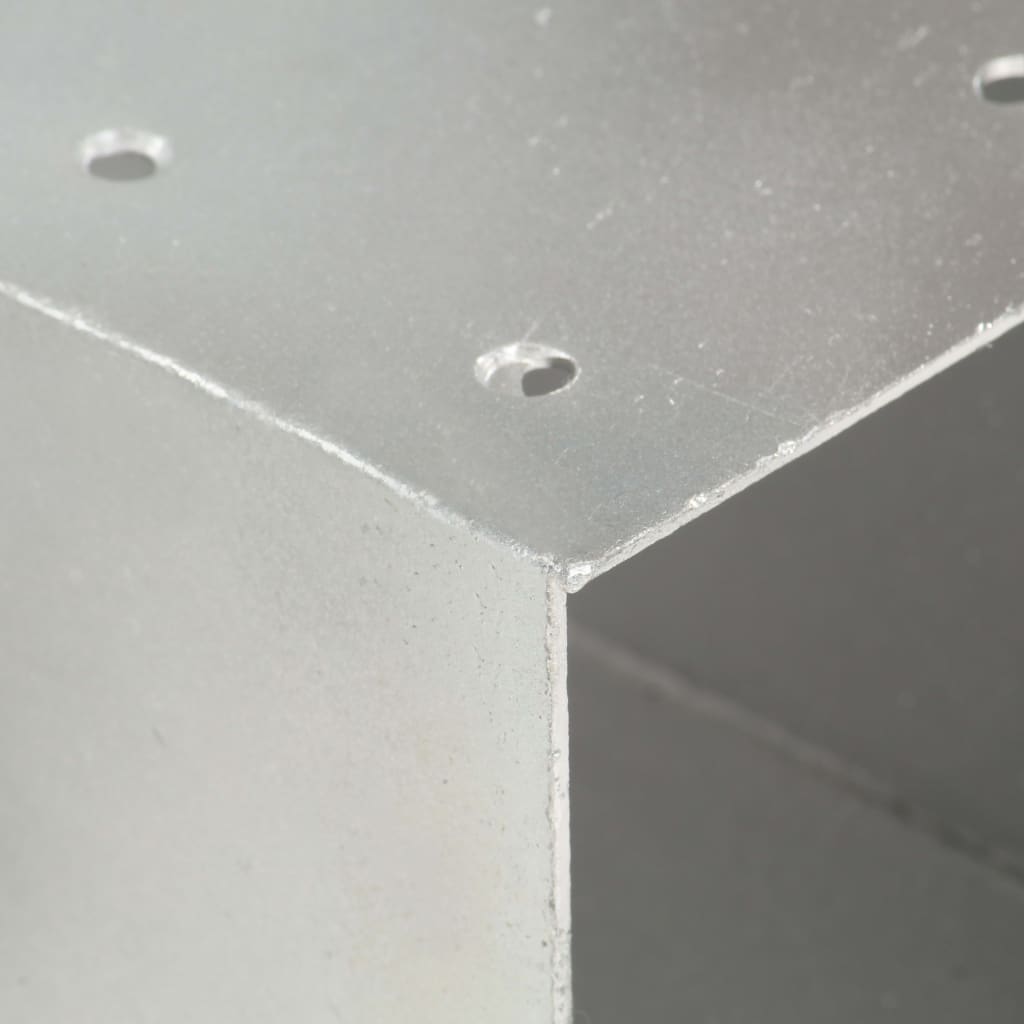 Post Connectors 4 pcs Y Shape Galvanised Metal 81x81 mm