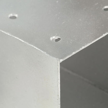 Post Connector X Shape Galvanised Metal 81x81 mm