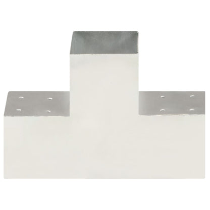 Post Connector T Shape Galvanised Metal 101x101 mm