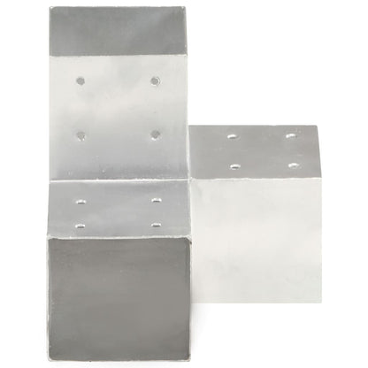 Post Connector Y Shape Galvanised Metal 101x101 mm