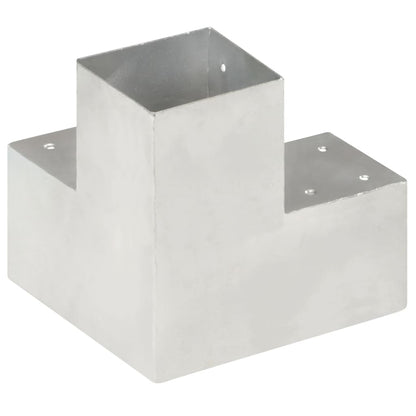 Post Connector Y Shape Galvanised Metal 101x101 mm