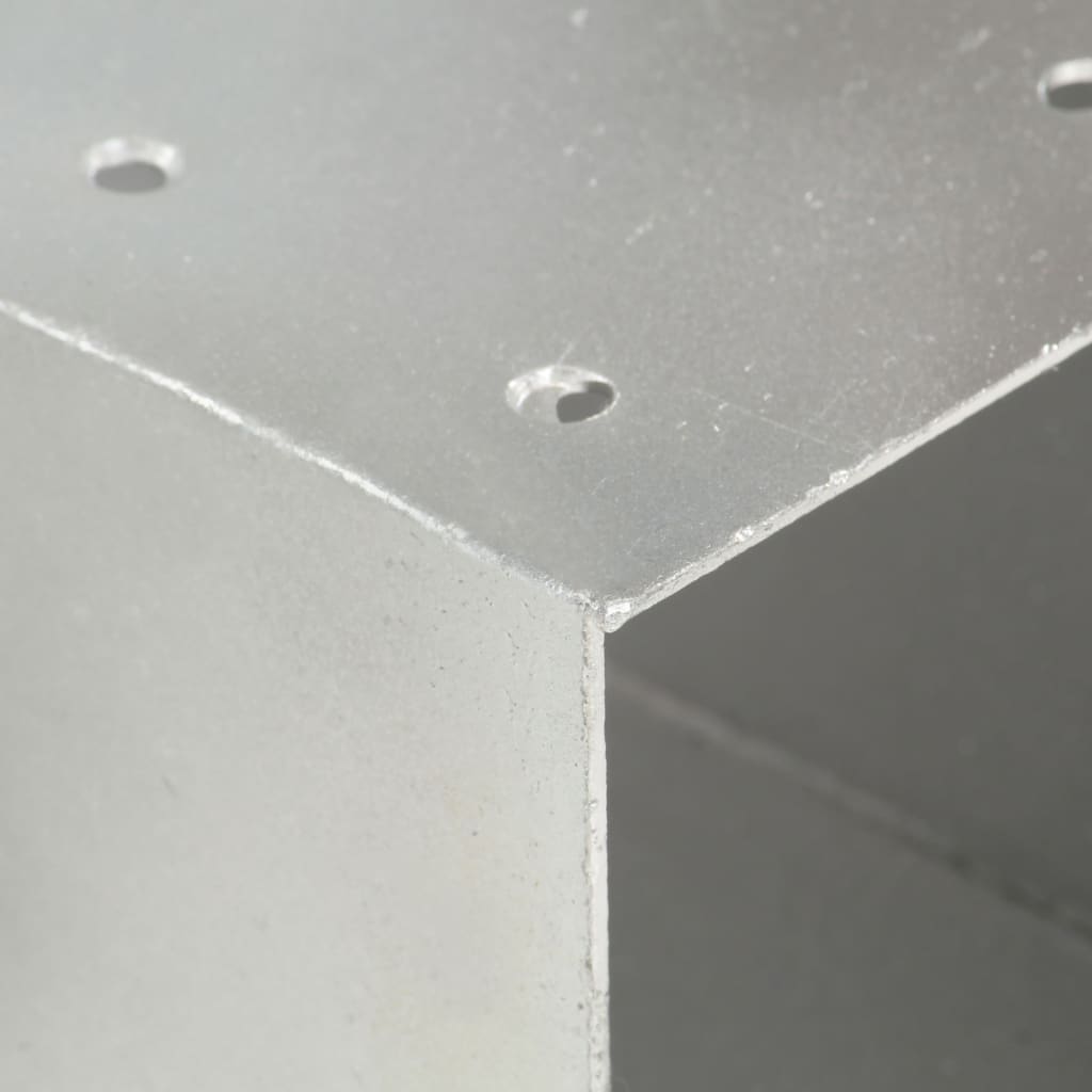 Post Connector Y Shape Galvanised Metal 101x101 mm