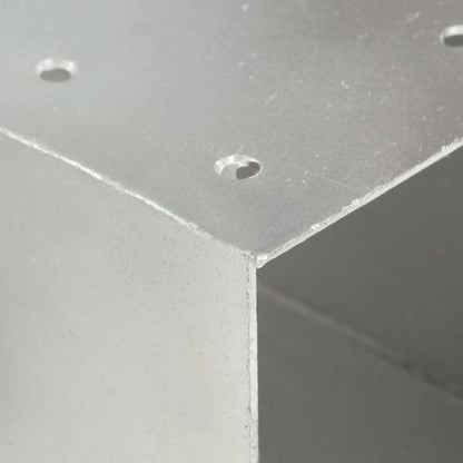 Post Connector Y Shape Galvanised Metal 101x101 mm