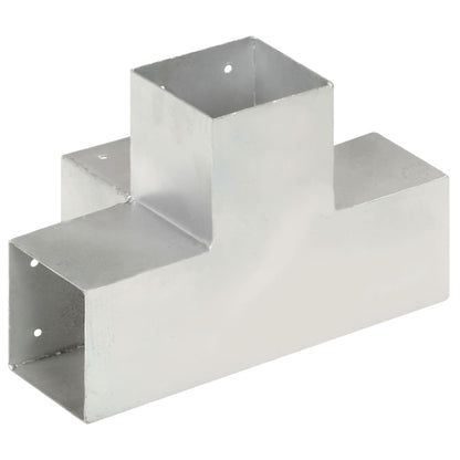 Post Connector X Shape Galvanised Metal 101x101 mm