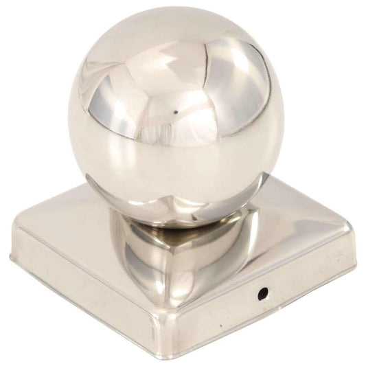 Post Caps 6 pcs Globe Final Stainless Steel 101x101 mm