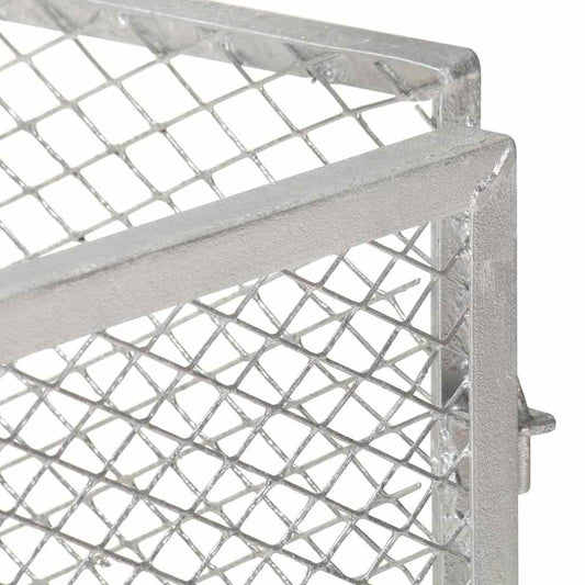 Garden Composter | Silver | Galvanised Iron | Medium | Garden Composter