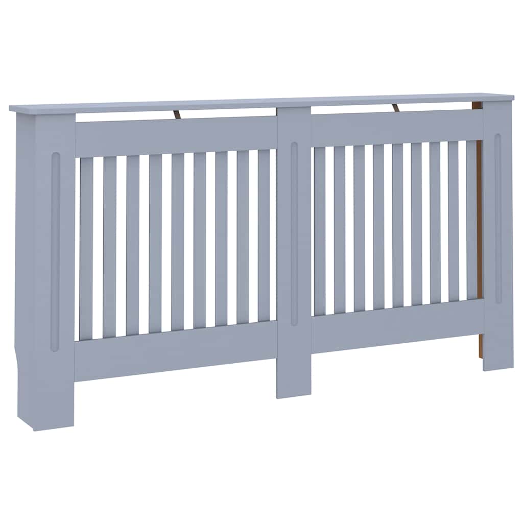 Radiator Cover Anthracite 59.8"x7.5"x32.1" MDF