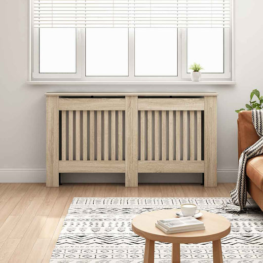 Radiator Cover 152x19x81.5 cm Engineered Wood