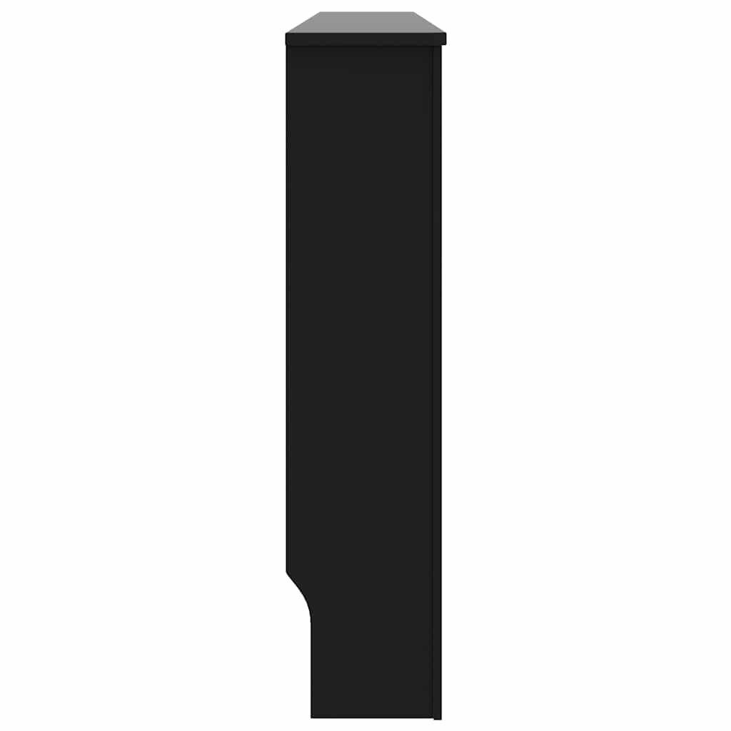 Radiator Cover Black 172x19x81.5 cm Engineered Wood