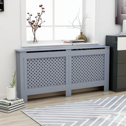 Radiator Cover Anthracite 67.7"x7.5"x32.1" MDF