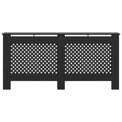 Radiator Cover Black 172x19x81.5 cm MDF