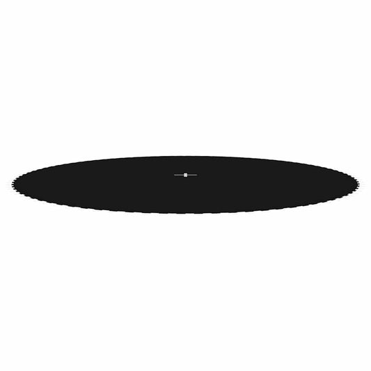 Jumping Mat Fabric Black for 15 Feet/4.57 m Round Trampoline