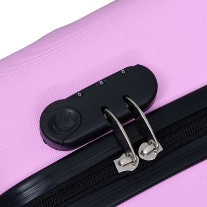 Hardcase Trolley Set 3 pcs Pink ABS