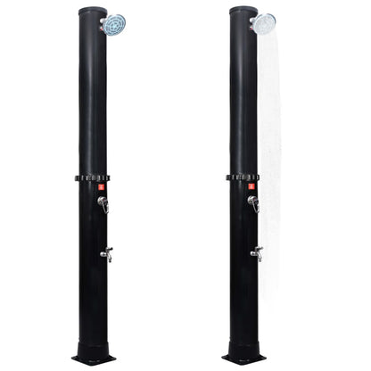 Outdoor Solar Shower with Shower Head and Faucet 10.6 gal