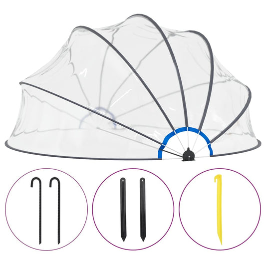 Pool Dome | Clear | PVC, fiberglass | Large | Collapsible | Pool Dome
