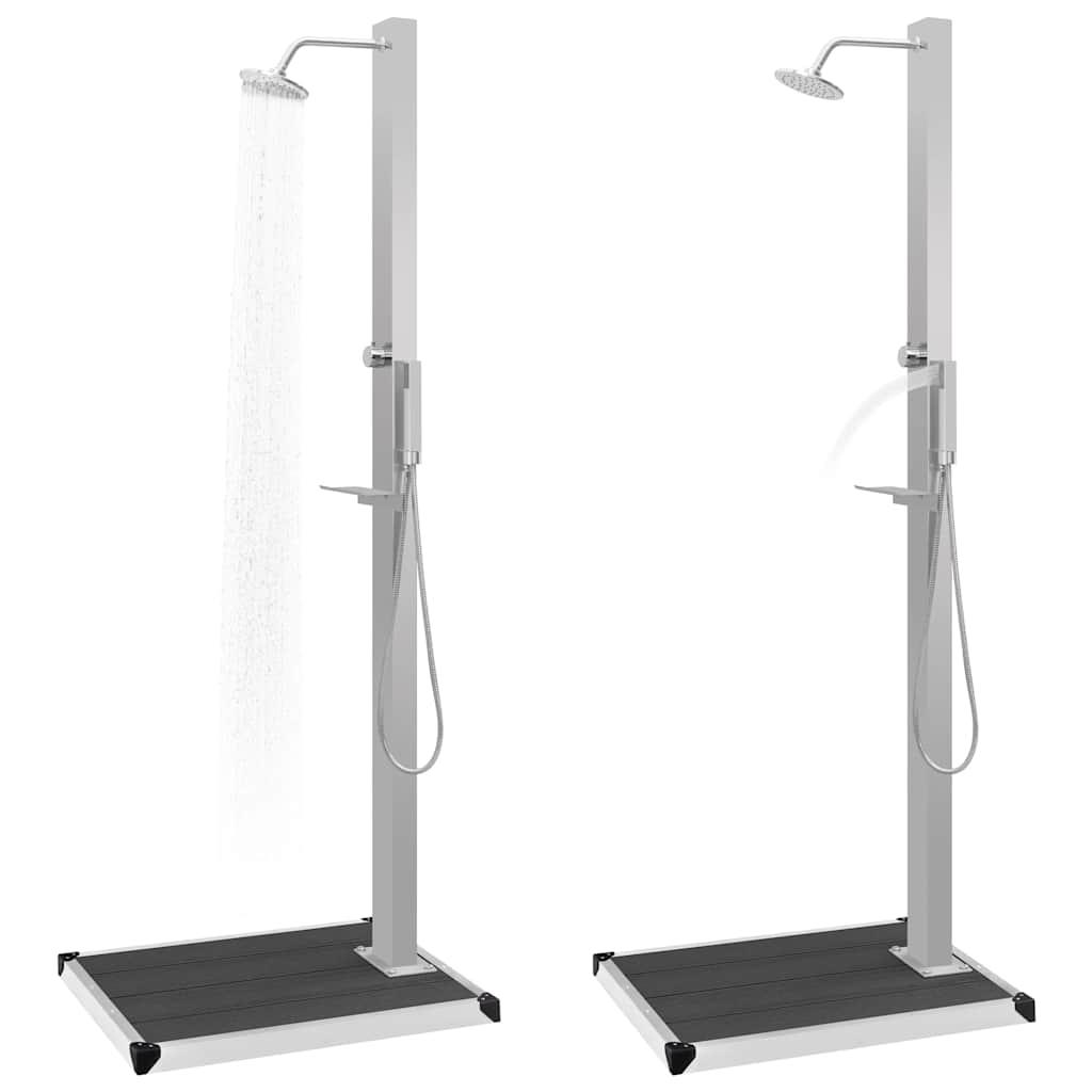 Shower Panel With Tray | Silver | 201 stainless steel | Standard