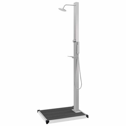 Shower Panel With Tray | Silver | 201 stainless steel | Standard