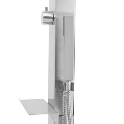 Shower Panel With Tray | Silver | 201 stainless steel | Standard