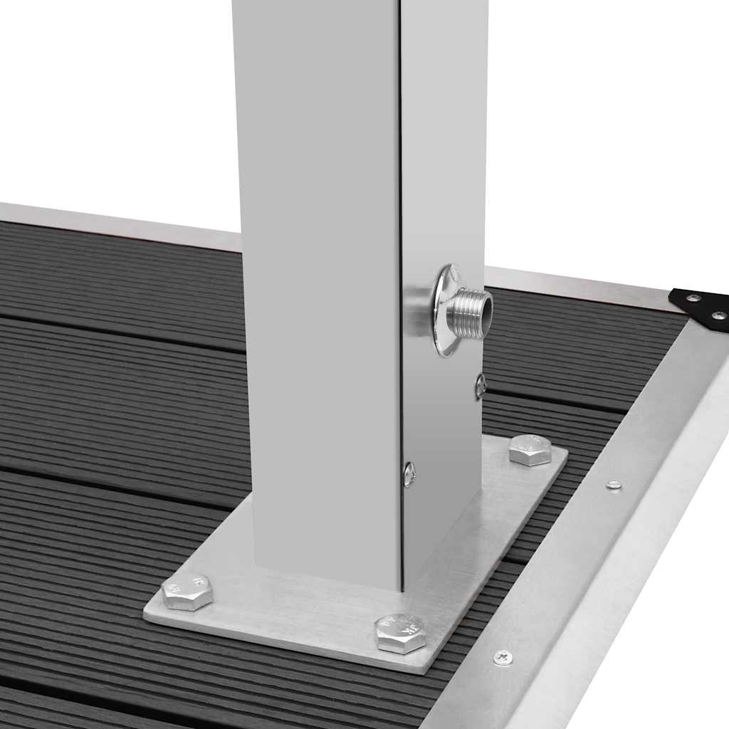 Shower Panel With Tray | Silver | 201 stainless steel | Standard