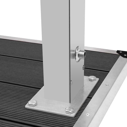 Shower Panel With Tray | Silver | 201 stainless steel | Standard