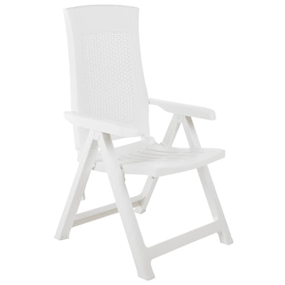 Garden Chair | Set of 2 | White | Plastic | Standard