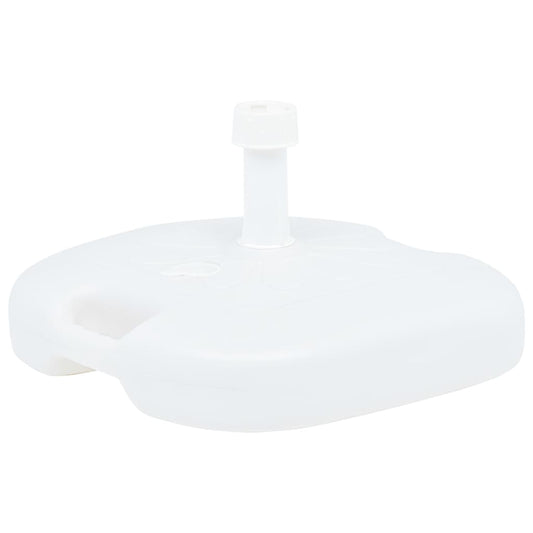 Umbrella Base | White | Plastic | Medium | Decorative Inlays