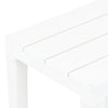 Garden Benches 2 pcs White Plastic