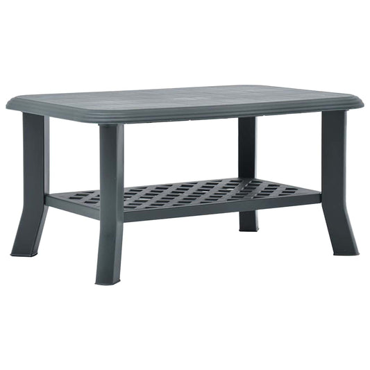 Coffee Table | Green | Plastic | 90x60x46 cm | Coffee Table | Rectangular