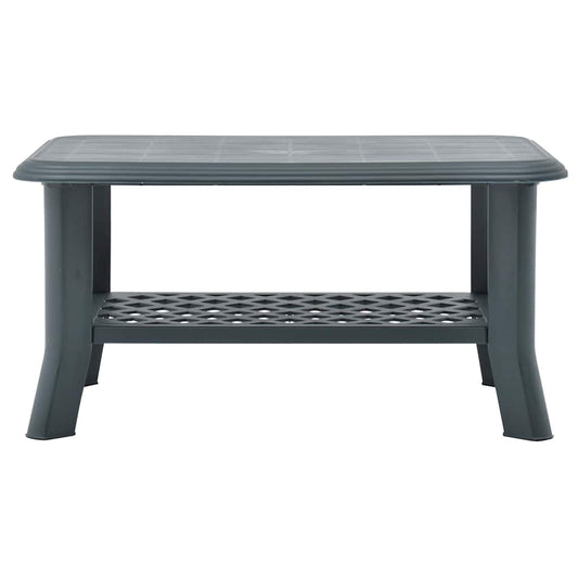 Coffee Table | Green | Plastic | 90x60x46 cm | Coffee Table | Rectangular