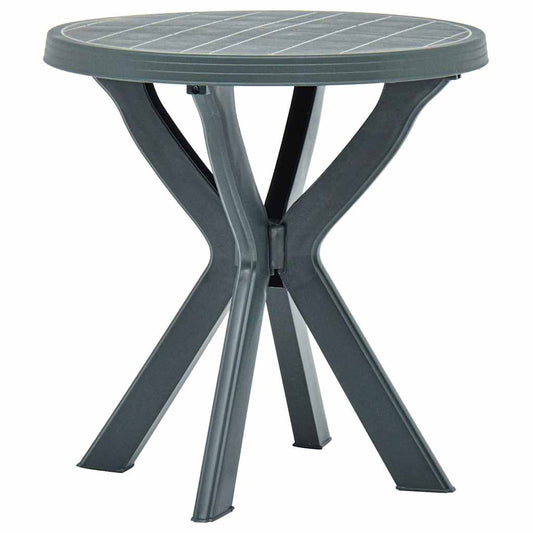 Garden Table | Green | Plastic | Small | Bistro Table | Round